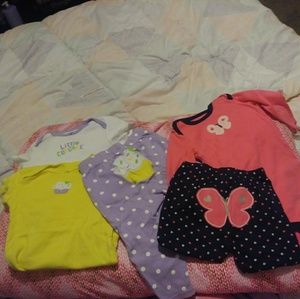 Carters 9 month bundle outfits